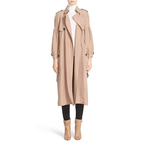 burberry maythorne silk trench|burberry trench coat women.